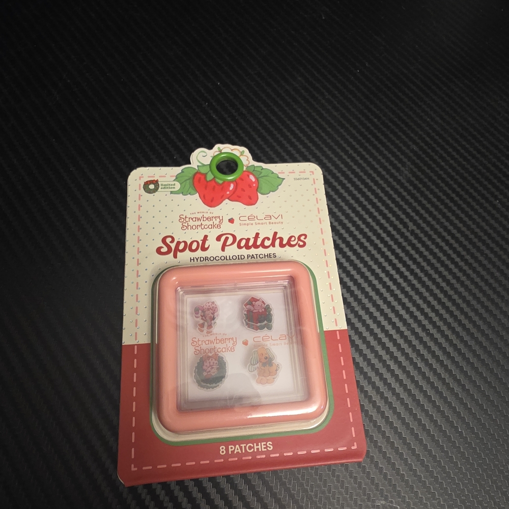 Strawberry Shortcake Pink Hydrocolloid Spot Patches - 8 Count